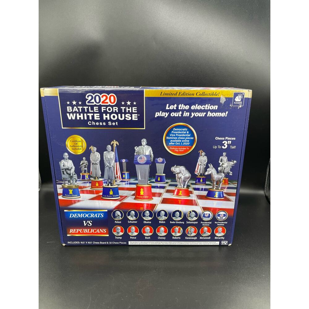 2020 Battle for the White House Chess Set by Bulbhead